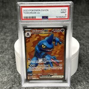 2023 Pokémon Toxicroak ex PSA 9 Mint SV1 Ultra Rare #232 Scarlet Violet